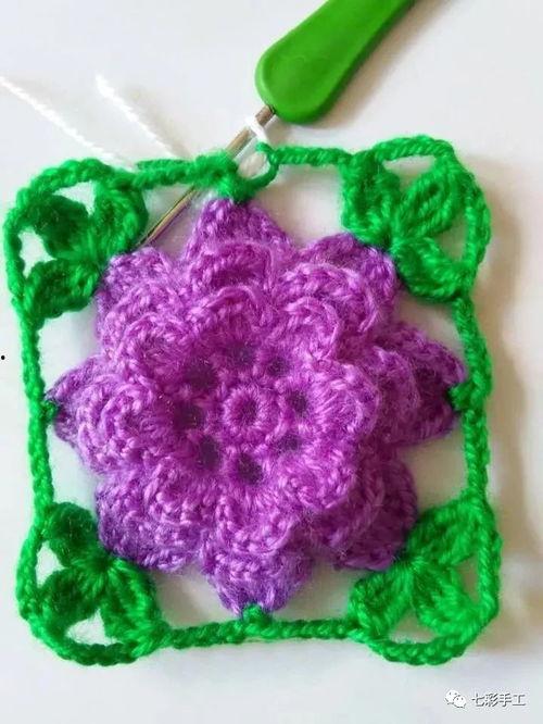 钩针编织花朵视频教程,轻松掌握花型编织技巧
